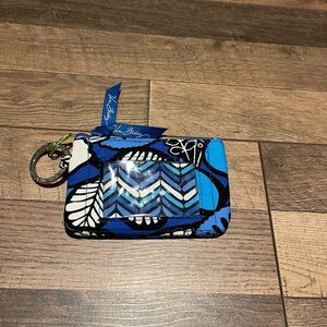 Vera Bradley Blue Bayou Zip ID Case